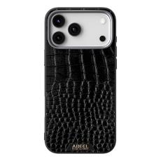 ABEEL - ABEEL Mobilskal till iPhone 17 Pro MagSafe &Auml;kta L&auml;der Svart