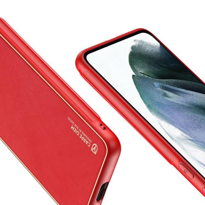 UTGATT - Dux Ducis Galaxy S21 FE Skal Yolo Elegant - Röd