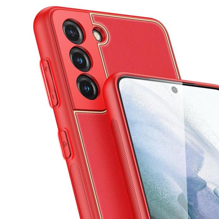UTGATT - Dux Ducis Galaxy S21 FE Skal Yolo Elegant - Röd