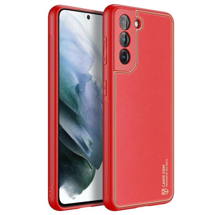 UTGATT - Dux Ducis Galaxy S21 FE Skal Yolo Elegant - Röd