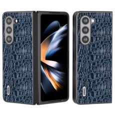 ABEEL - ABEEL Mobilskal till Samsung Galaxy Z Fold5 5G i &auml;kta l&auml;der - Bl&aring;