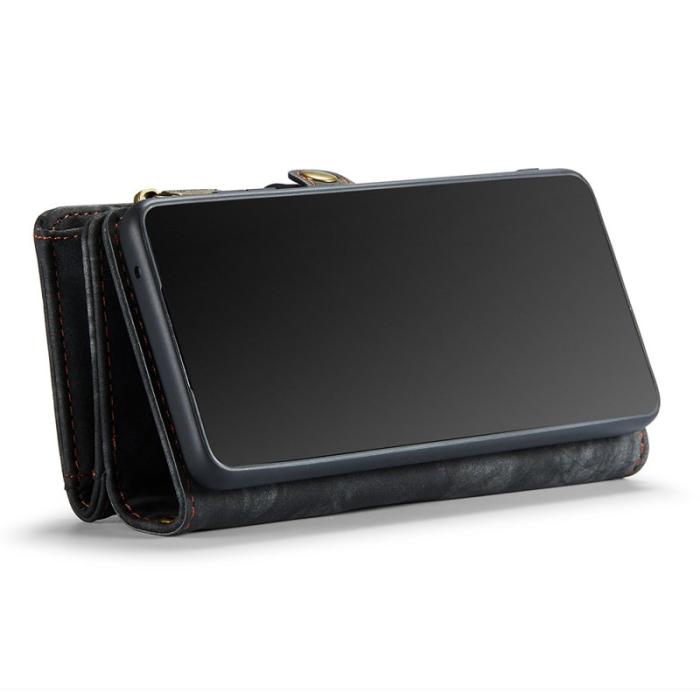 Caseme - CASEME 008 Series Konstläder Plånboksfodral för Samsung Galaxy A32 5G - Svart