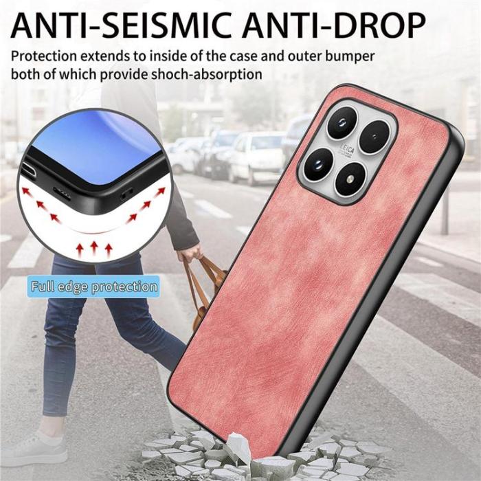 A-One Brand - Mobilskal för Xiaomi 17 Retro Läder Shockproof Slim