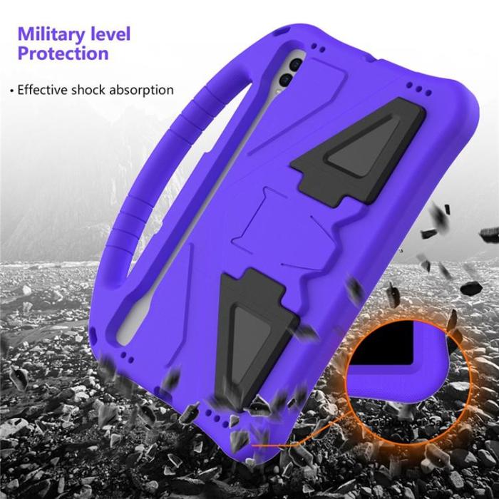 A-One Brand - Galaxy Tab S10 Ultra Skal Kickstand Shockproof - Lila