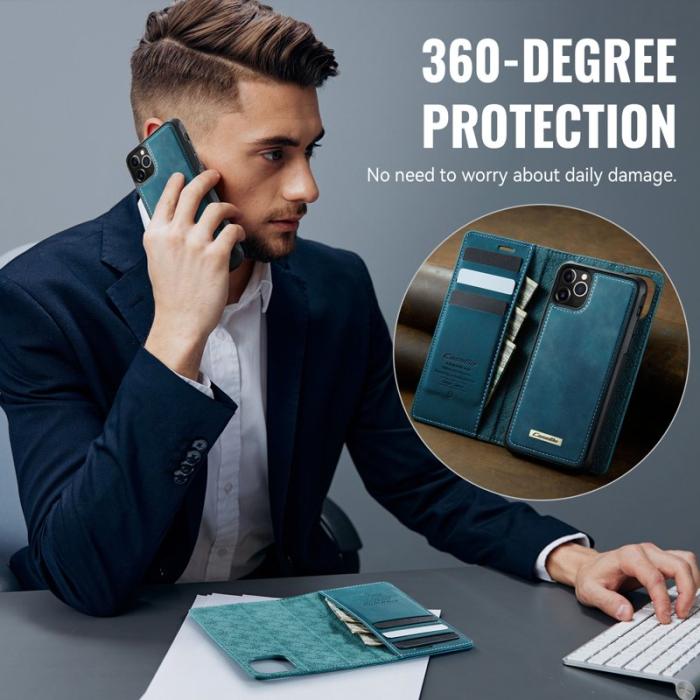 Caseme - CASEME C49 Mobilskal till iPhone 11 Pro Max MagSafe RFID Grön
