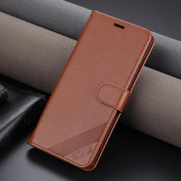 AZNS - AZNS Xiaomi 13 Lite / Civi 2 5G Plånboksfodral Konstläder - Brun