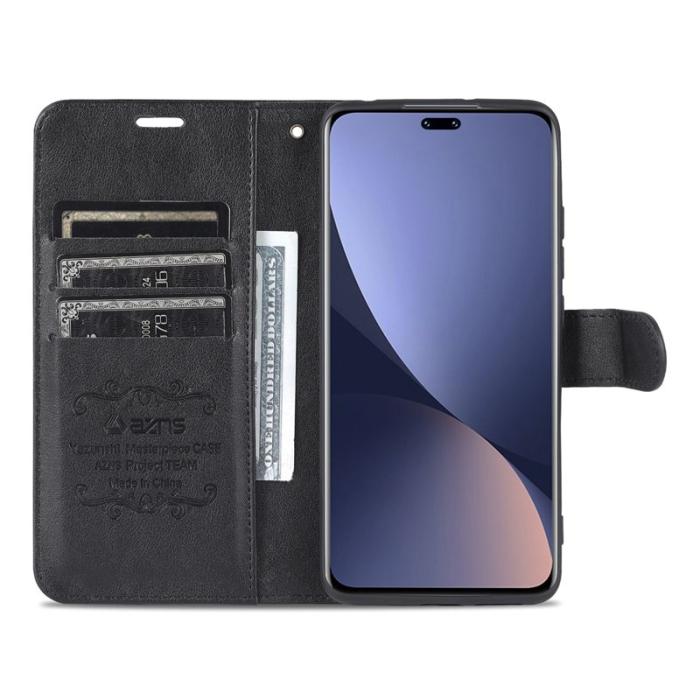 AZNS - AZNS Xiaomi 13 Lite / Civi 2 5G Plånboksfodral Konstläder - Svart
