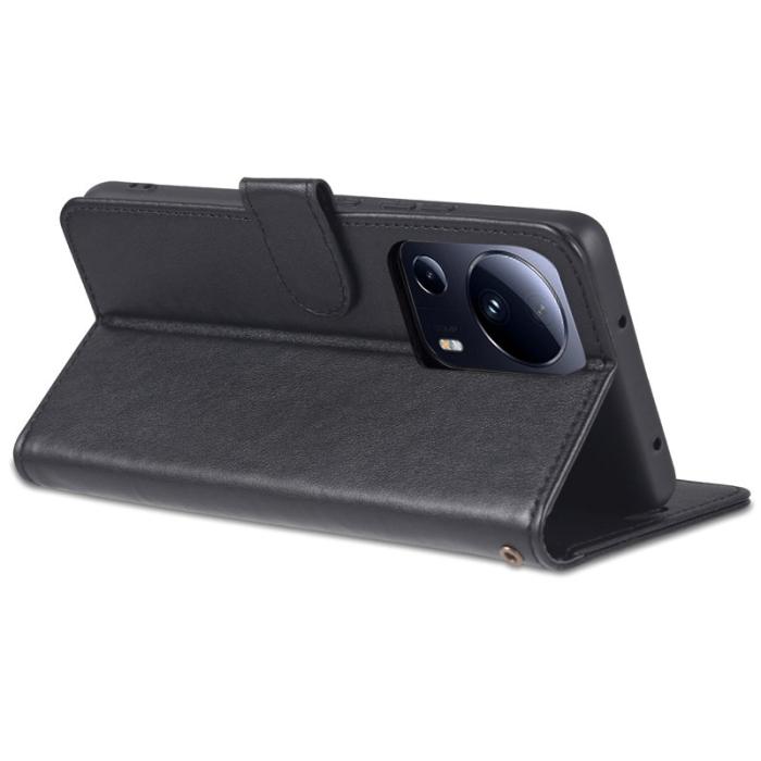 AZNS - AZNS Xiaomi 13 Lite / Civi 2 5G Plånboksfodral Konstläder - Svart