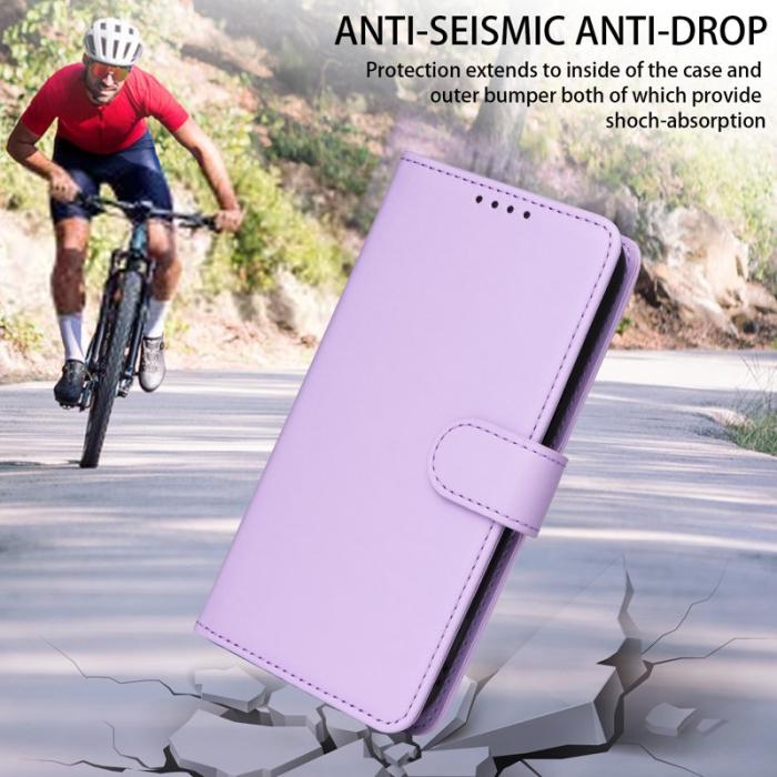 BETOPNICE - BETOPNICE iPhone 15 Plånboksfodral Magnetiskt Avtagbart Konstläder - Lila