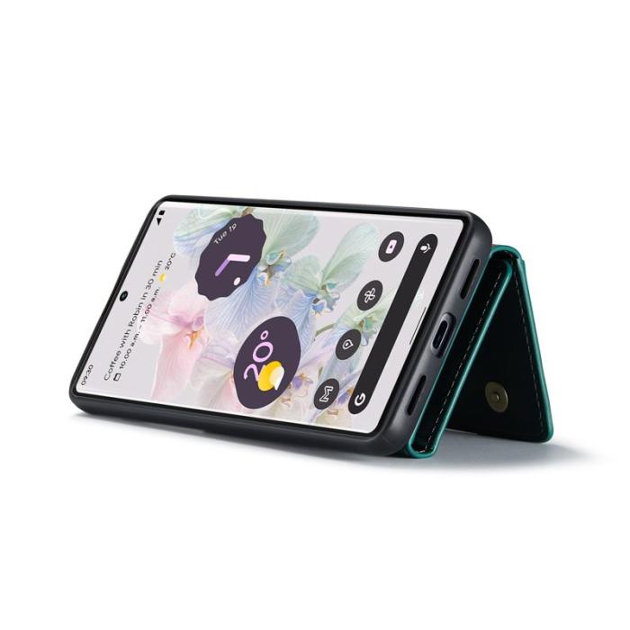 DG.MING - DG.MING Magnetiskt Konstläder Plånboksfodral Google Pixel 7 Pro Grön
