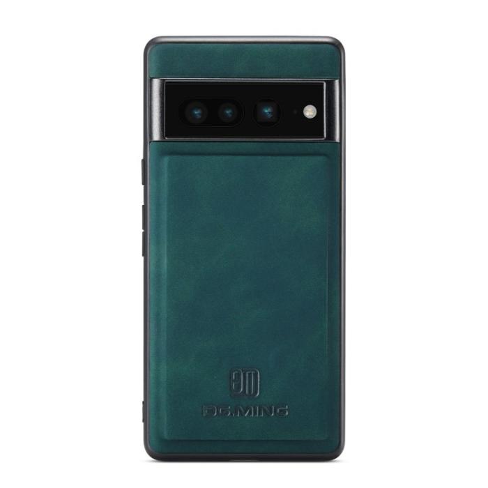 DG.MING - DG.MING Magnetiskt Konstläder Plånboksfodral Google Pixel 7 Pro Grön