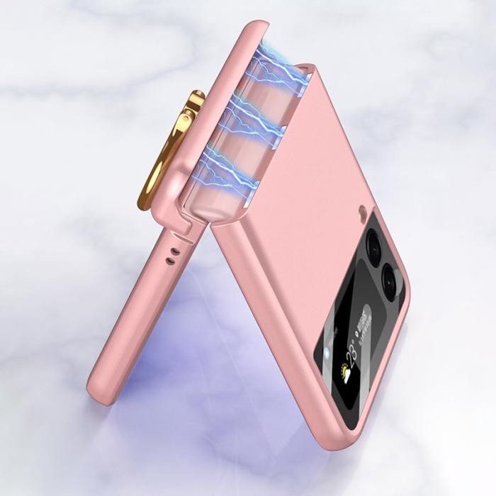GKK - GKK Samsung Galaxy Z Flip4 Fodral Anti-scratch PC - Lila