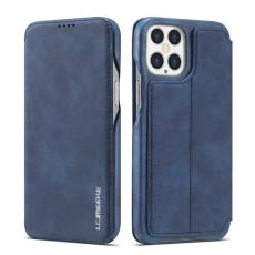 LC.imeeke - LC.IMEEKE iPhone 12 Pro Max Pl&aring;nboksfodral Konstl&auml;der - Bl&aring;