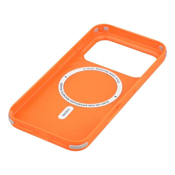 X-Level - X-LEVEL Mobilskal till iPhone 17 Pro MagSafe Hård PC Bakcover Orange