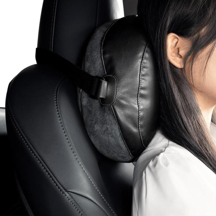 BASEUS - Baseus Bilnackstödskudde med 2 Material ComfortRide Series - Svart