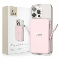Tech-Protect - Tech-Protect Magsafe Powerbank 10000mAh PB31 LifeMag - Rosa