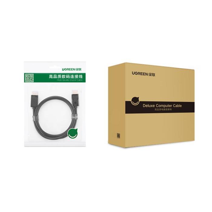 Ugreen - Ugreen DisplayPort Till DisplayPort Kabel 5 m - Svart