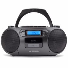AIWA - AIWA Kassettradio CD/FM-Radio/Kassettband/USB/BT - Svart
