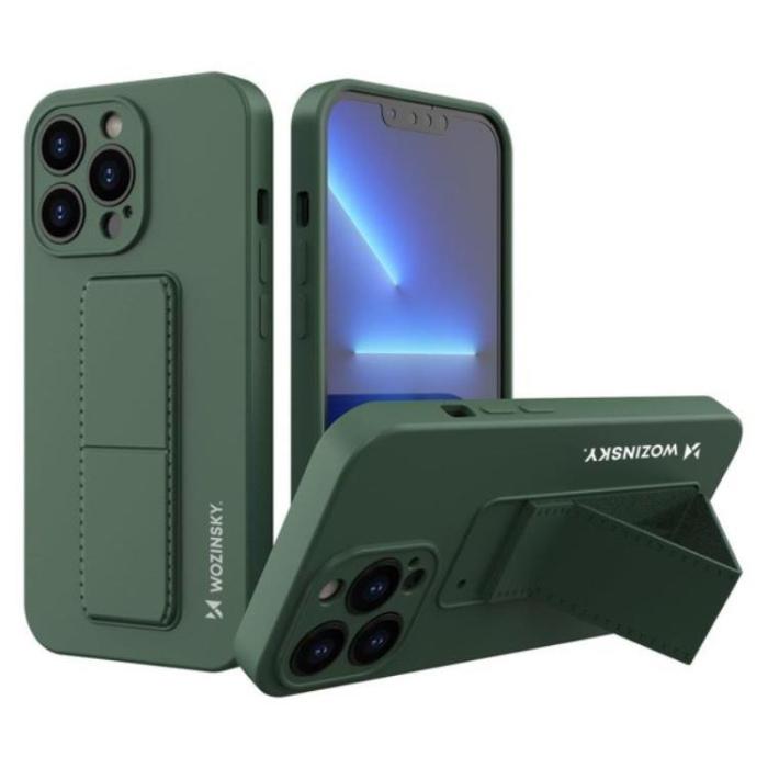 Wozinsky - Wozinsky Kickstand Skal iPhone 13 Mini - Grön