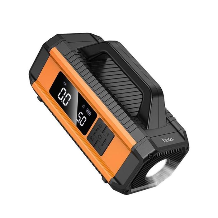 Hoco - Hoco Starthjälp Powerbank 10000 mAh 18W - Orange-Svart