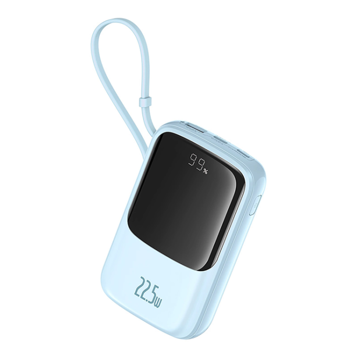 BASEUS - Baseus Powerbank 10000 mAh 22.5W USB-C Qpow Pro Plus - Blå