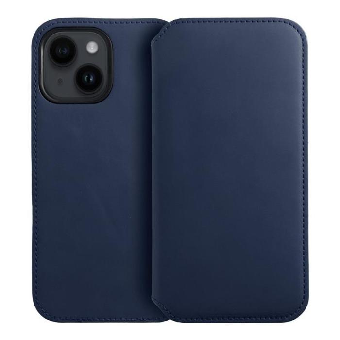 OEM - Galaxy S25 Plånboksfodral Dual Pocket - Marinblå