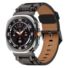 Boom of Sweden - Galaxy Watch Ultra (47mm) Armband Svart Äkta Läder - Svart