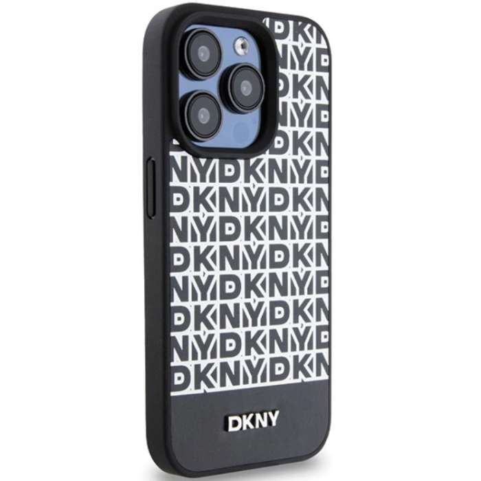 DKNY - DKNY iPhone 15 Pro Mobilskal Magsafe Läder Printed Pattern
