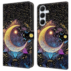 A-One Brand - Galaxy A17 5G Plånboksfodral Pattern Printing - Bright Moon