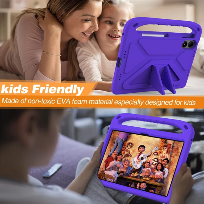 A-One Brand - Xiaomi Redmi Pad Pro/5G/Poco Pad Skal EVA Handgrepp Kickstand - Lila