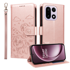 A-One Brand - OnePlus 15 Pl&aring;nboksfodral RFID Blocking Imprinted Dog Pattern