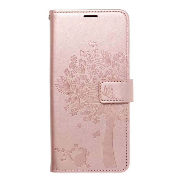 OEM - Galaxy A36 Plånboksfodral Mezzo Tree - Rosa Guld