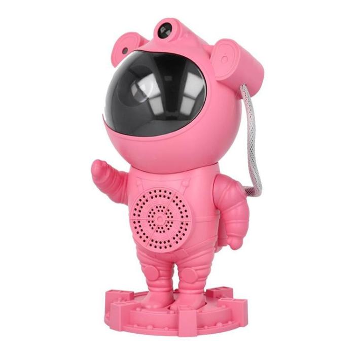 OEM - Astronaut Stjärnprojektor med Bluetooth Högtalare X2502 - Rosa