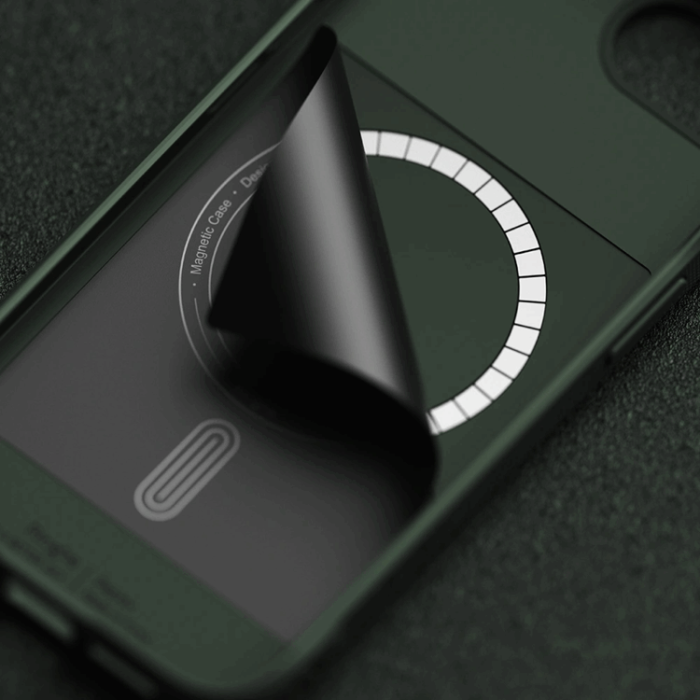 Ringke - Ringke iPhone 16e Mobilskal Magsafe Silikon Magnetic - Grön