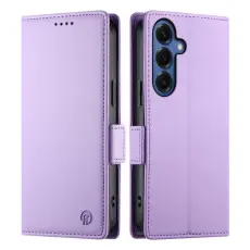 OEM - Samsung Galaxy S26 Fodral Konstl&auml;der St&auml;llfodral - Lila