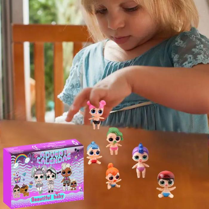 Adventskalender - Adventskalender 2024 - Julleksaker Julkalender dolls