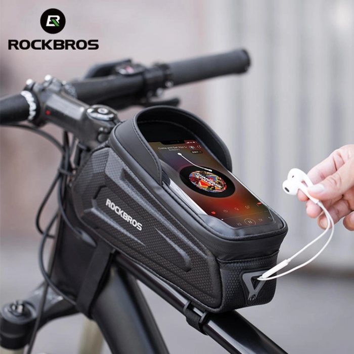 Rockbros - Rockbros Cykelväska Armored Med Mobilskal B68-1 - Svart