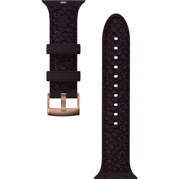 UTGATT1 - Njord by Elements Laxläder Apple Watch 2/3/4/5/6/7/SE (44/45 mm) - Lila