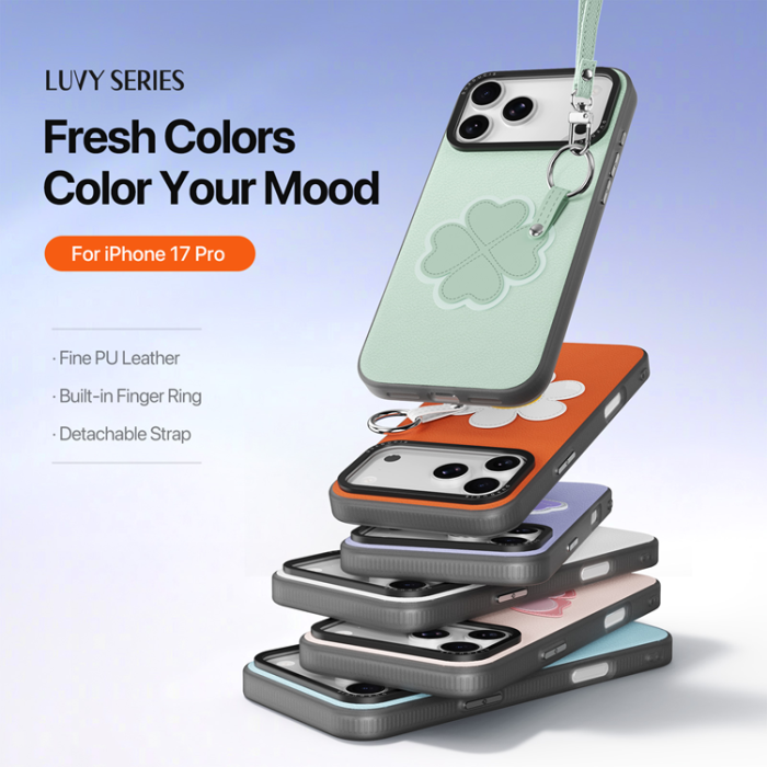 Dux Ducis - DUX DUCIS iPhone 17 Pro Max Mobilskal Fingerring/Rem Luvy Series