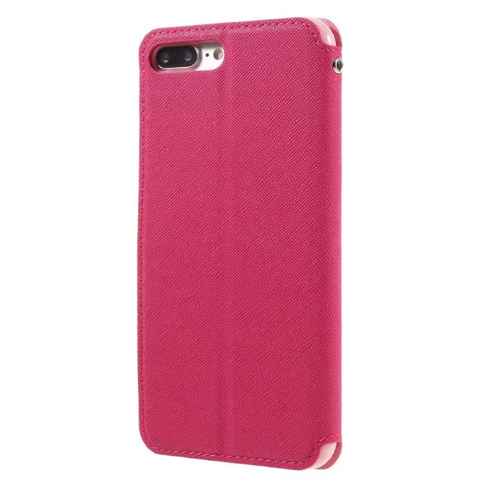 UTGATT1 - Roar Korea plånboksfodral till iPhone 7 Plus & iPhone 8 Plus - Rosa