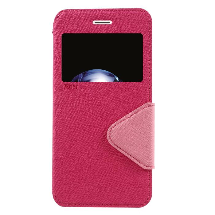 UTGATT1 - Roar Korea plånboksfodral till iPhone 7 Plus & iPhone 8 Plus - Rosa