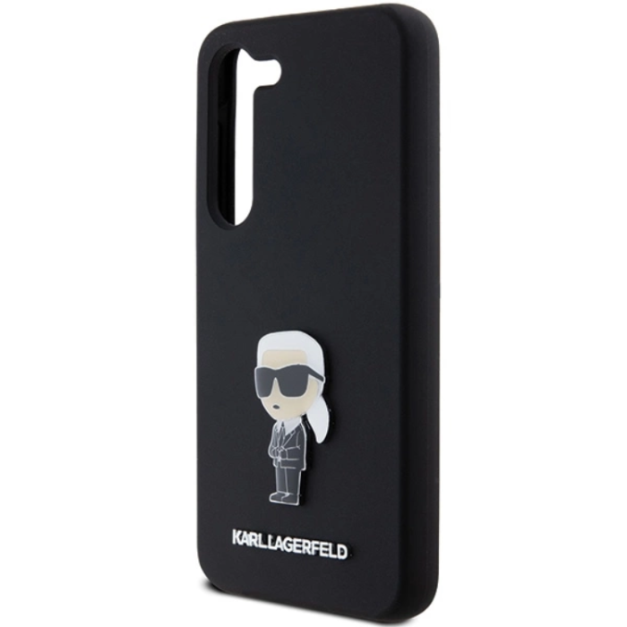 KARL LAGERFELD - Karl Lagerfeld Galaxy S23 Plus Mobilskal Silikon Ikonik Metal Pin