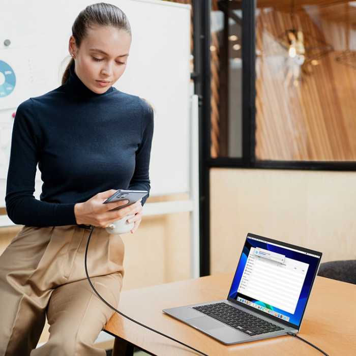 Ugreen - Ugreen US562 USB-C till USB-C kabel 1.5m PD - Svart