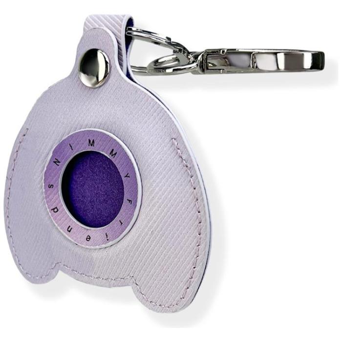NIMMY - Nimmy AirTag Skal Big Eyed Pet 2.0 Rabbit - Lila