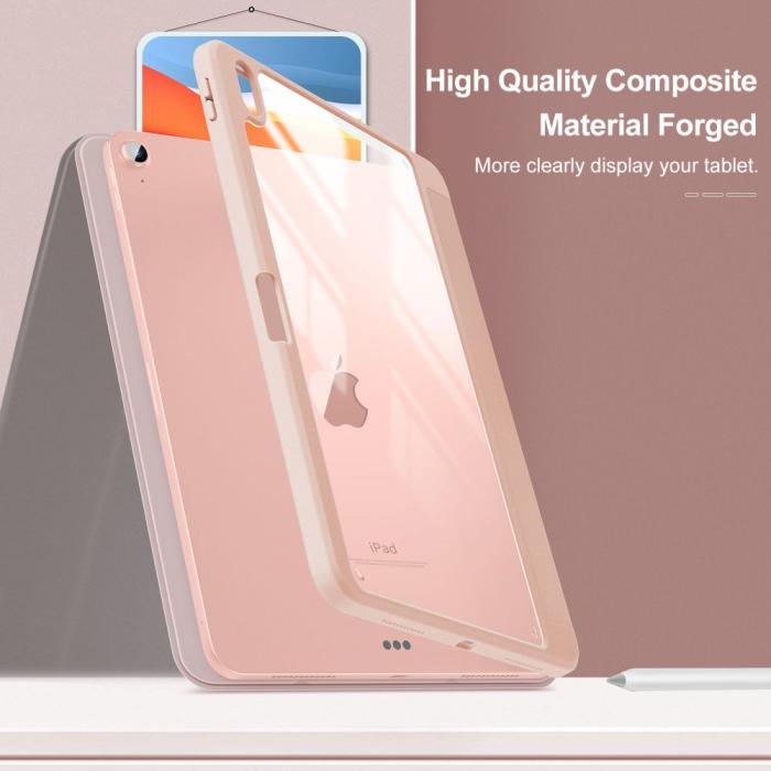 UTGATT - Infiland Crystal Fodral iPad Air 4/5 (2020/2022) - Rosa