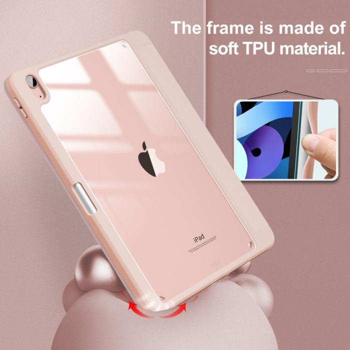 UTGATT - Infiland Crystal Fodral iPad Air 4/5 (2020/2022) - Rosa