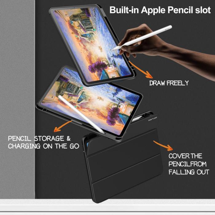 UTGATT1 - Infiland Crystal Fodral iPad Air 4/5 (2020/2022) - Svart