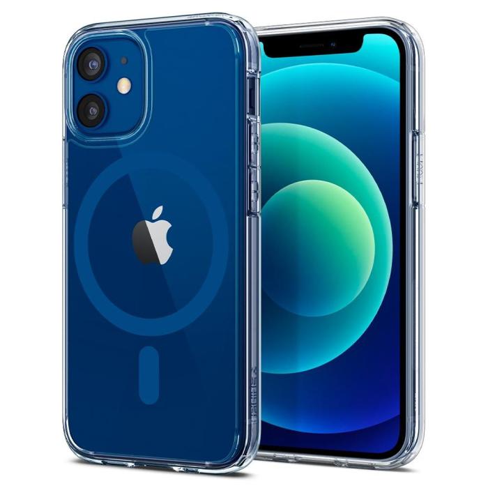 UTGATT5 - Spigen Ultra Hybrid Magsafe Mobilskal iPhone 12 / 12 Pro - Blå