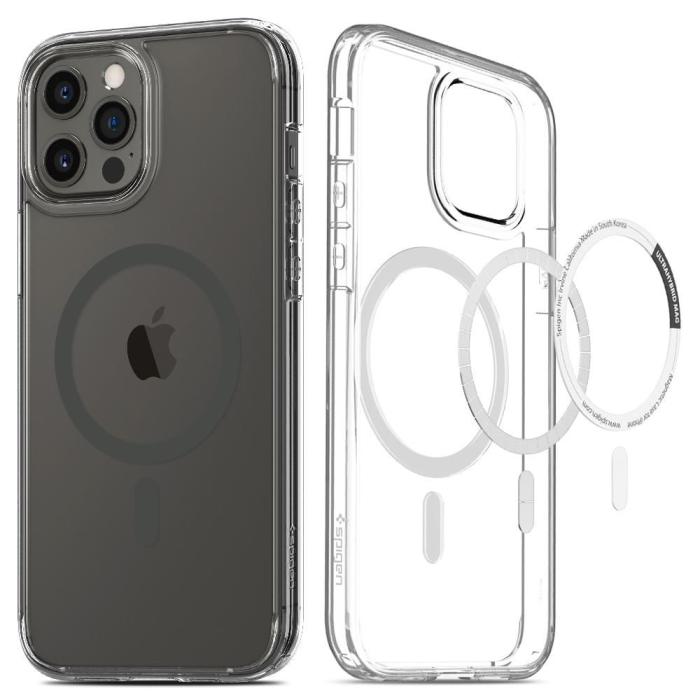 UTGATT5 - Spigen Ultra Hybrid Magsafe Mobilskal iPhone 12 Pro Max - Graphite