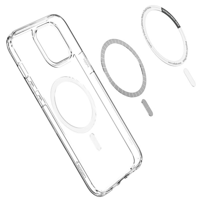 Spigen - Spigen Ultra Hybrid Magsafe Mobilskal iPhone 12 / 12 Pro - Vit